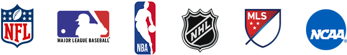 Licensed Sports Apparel Logos