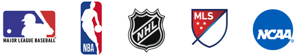 Licensed Sports Apparel Logos