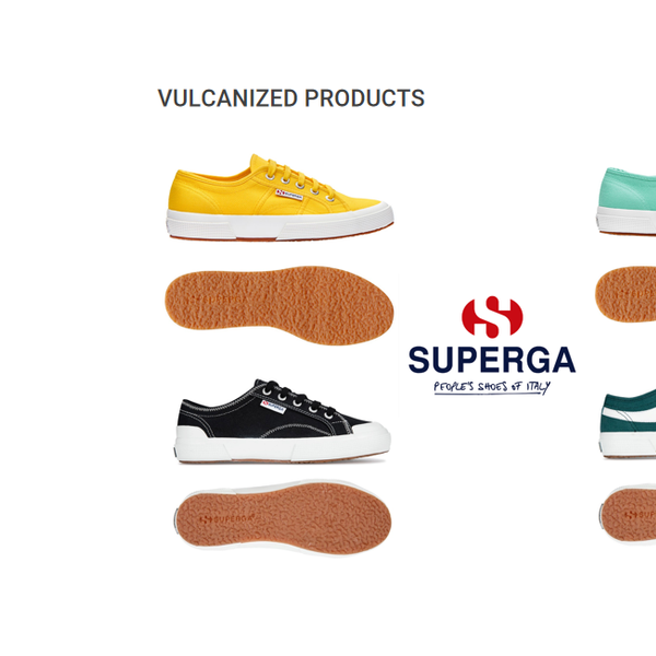 Vulcanized canvas and leather shoes