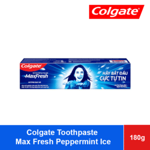 Colgate Toothpaste Max Fresh Peppermint Ice 180g – Super whitening