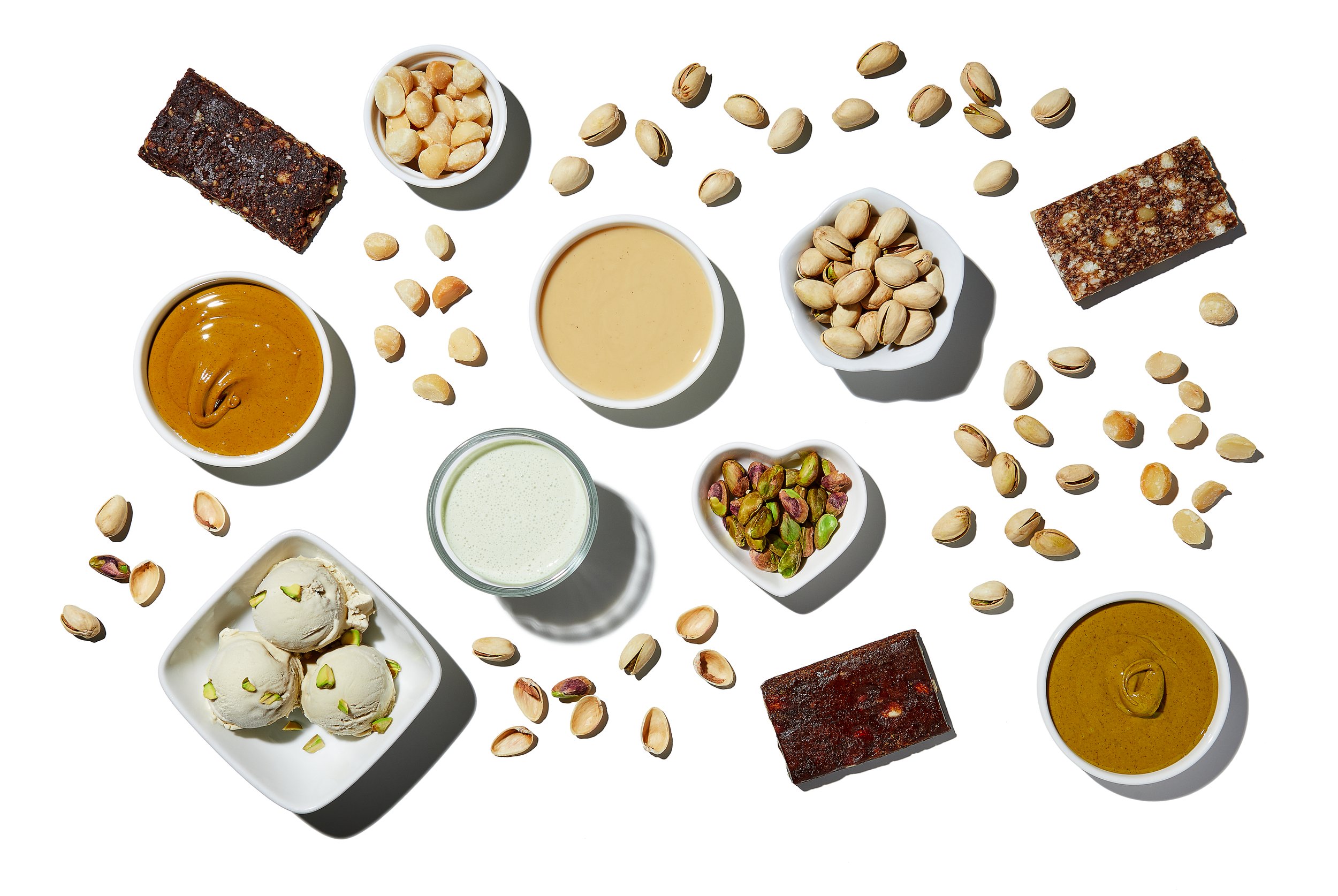 pasteurized, roasted & seasoned tree nuts & seeds, as well as custom inclusions, butters and blends.