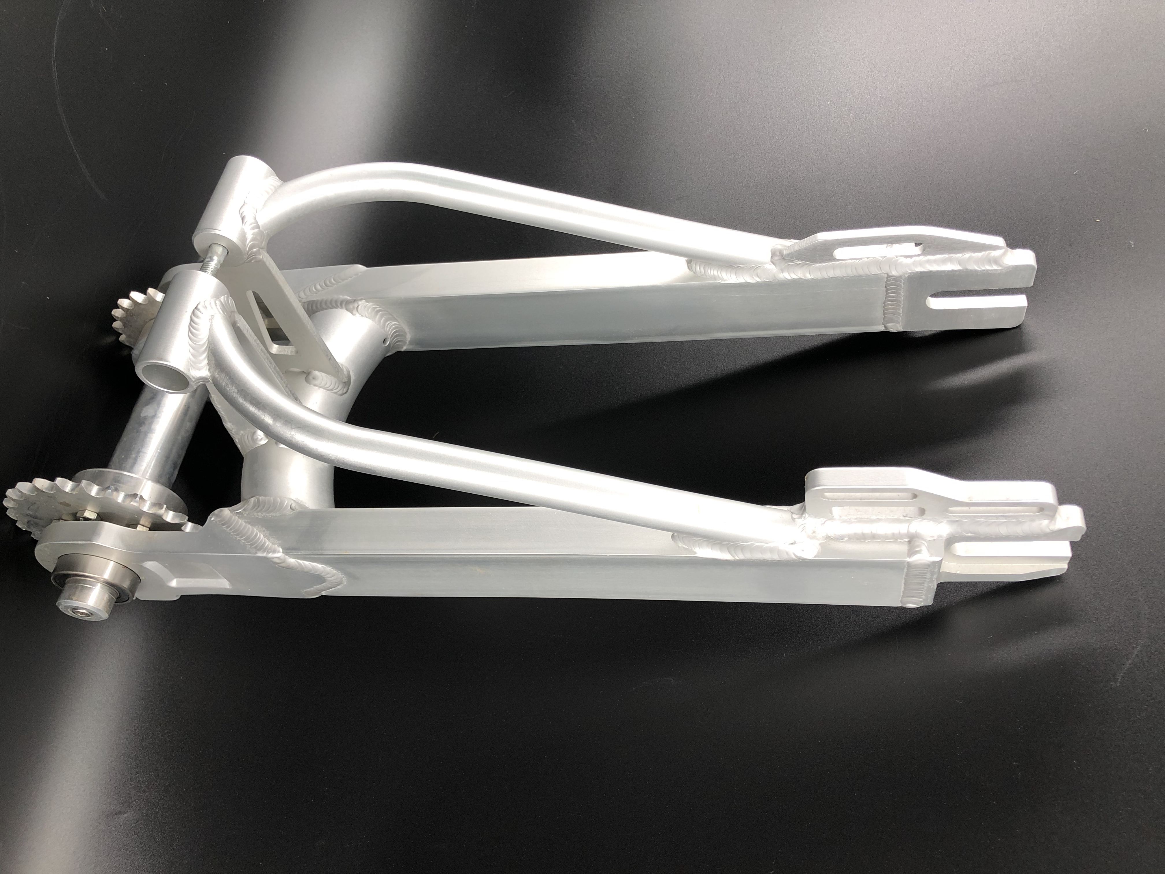 swing arm with CNC prockets