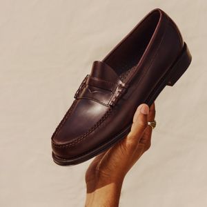 leather casual shoes