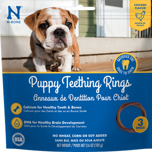 N-Bone® Puppy Teething Rings Chicken Flavor
