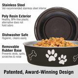 Bella Bowl - Stainless Steel Dog Bowl - 9 Colors - 4 Sizes