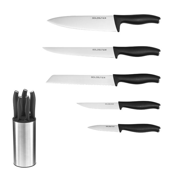 Customize stainless steel 6-piece kitchen knife set