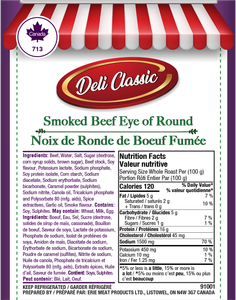 Smoked Beef Eye of Round
