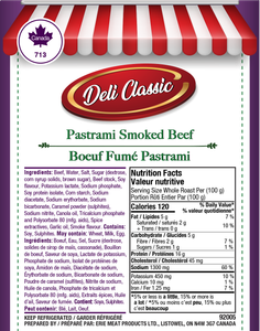 Pastrami Smoked Beef