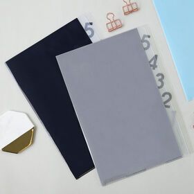 Factory custom Student stationery books storage colorful pp storage clip A4 pp file folder