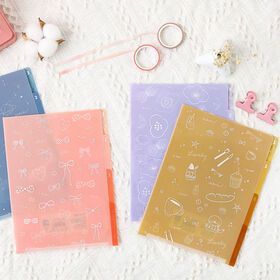 factory custom PVC Document stationery clear cover report file folder Transparent with printing