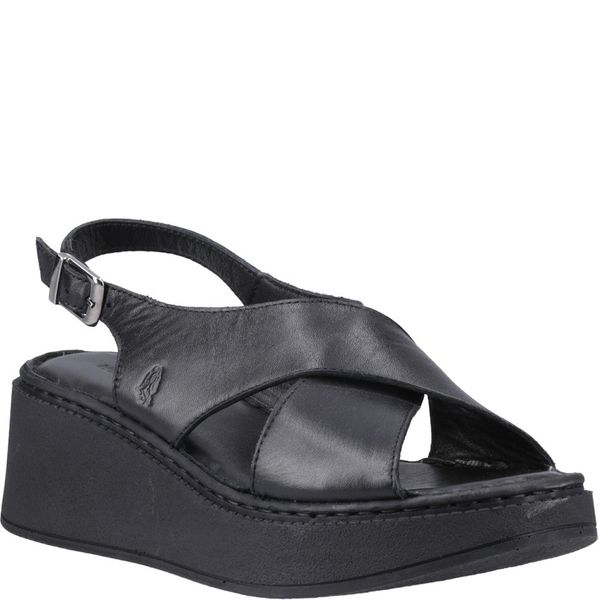 Black Bex Wedge Sandals