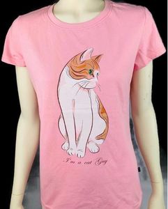 Women's Cotton T-Shirt - 100% Premium Cotton, 170 GSM Fabric, Short Sleeve, Printed, Assorted Color & Siz