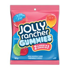 JOLLY RANCHER 2-in-1 Gummies Sours, 182g bag