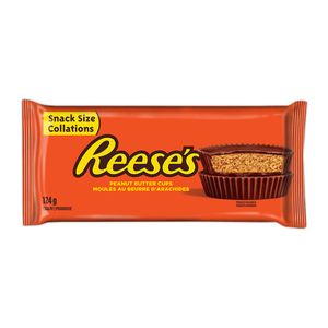 REESE'S Milk Chocolate Peanut Butter Cups Snack Size Candy