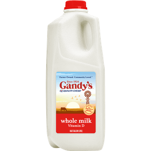 Whole Milk Plastic Half Gallon