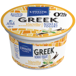 Upstate Farms® 5.3oz Vanilla Greek Nonfat Yogurt