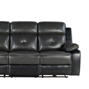 U5050 BLANCHE CHARCOAL/BLACK-POWER RECLINING SOFA/'POWER RECLINING ...