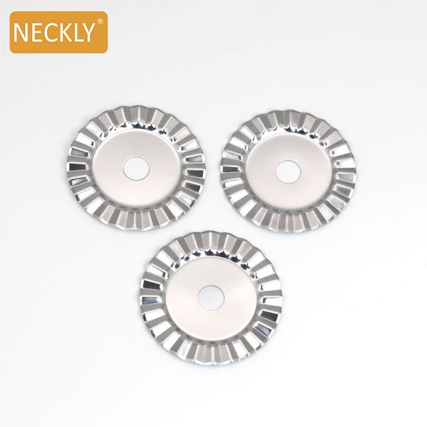 manufacturer 45mm rotary blade plastic handle replaceable wavy lace 420j2 round blade knife