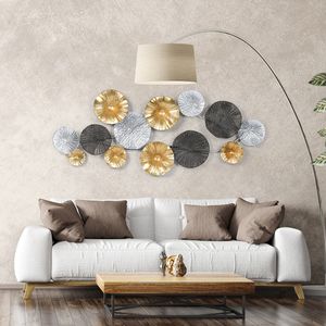 Metal Abstract Floral Wall Decor