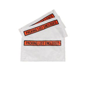 C5/A5 Paper/PE/PP Packing List Envelope Adhesive Shipping Label Pouch/Sleeve