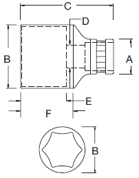1/2" Dr. 12Pt. Socket 11MM