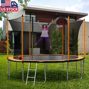 USA Local Stock  Kids Trampoline with Safety Pad Rebounder Manufacturers Customized