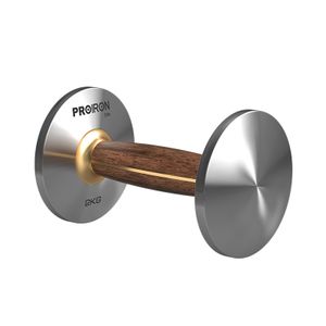 PROIRON  2kg High-end Gym Strength Workout Free Weight Elite Stainless  Walnut Dumbbell