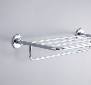 Commercial Brass Towel Racks and Hotel Shelves