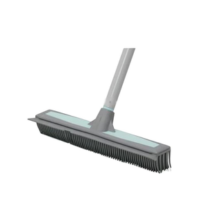 New Style Portable Plastic Household 120cm Pvc Broom Stick Floor Cleaning Brush Floor Scraper