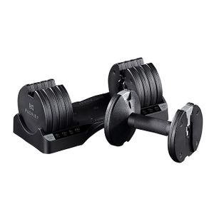 Adjustable dumbbell set