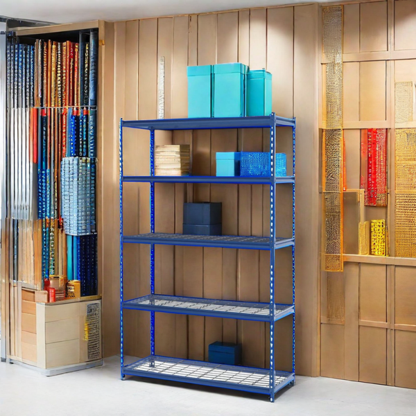 Hot Sale Boltless Steel Shelving for Garages Industrial Use Popular Fuding Rack Rivet Lock Design Carton Stacking Racks Shelves