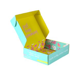 Manufacturer Custom logo Full Color Printed Carton Corrugated Black Cardboard Shipping Box Packaging Mailing Box for Delivery
