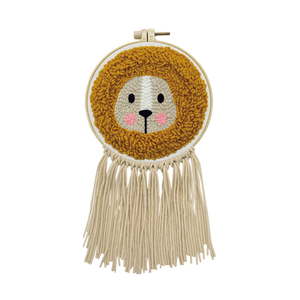 Funny Handmade Folk Crafts Unique Wall Art Cross Stitch Kits Animal Embroidery Kit Punch Needle Ki