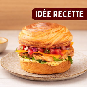 Croissant Burger à la Paysanne