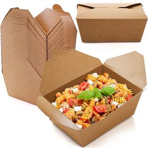 96 oz Factory Direct Sales Paper Container Chicken and Chips  Food Takeaway Box