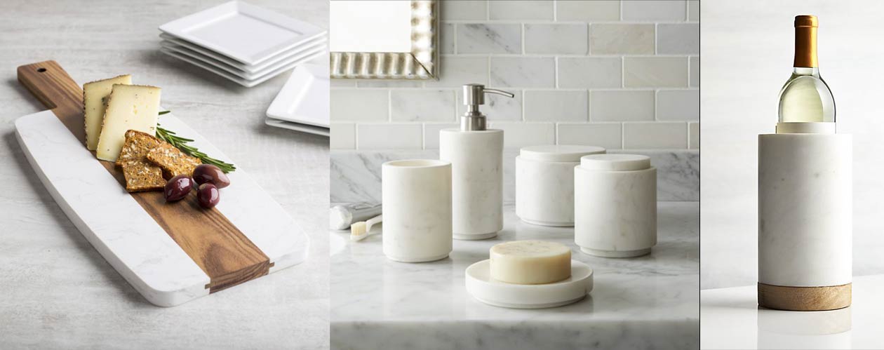 kitchen, table, and bath accessories