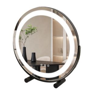 Vanity Mirror Desktop Simple Vanity Mirror Intelligent LED with Fill Light Nordic Mirror