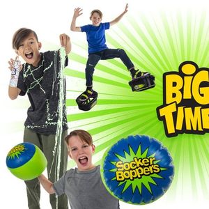Super Swimmer™, Socker® Boppers, YoYoBall®, and Moon Shoes®
