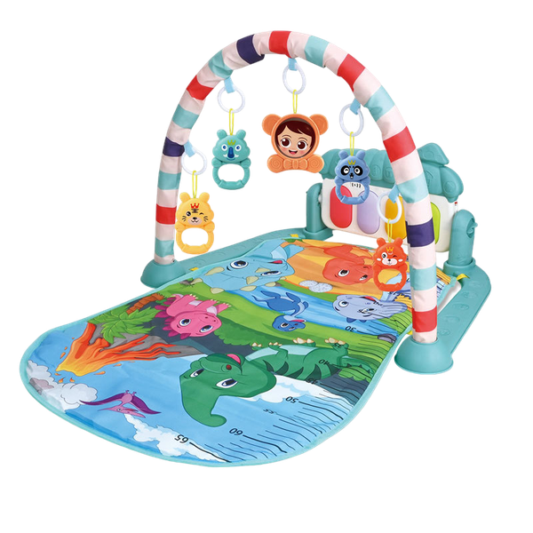 Multi-functional Activity Gym Sleeping Game Carpet Fitness Music Toy Baby Pedal Piano Play Mat
