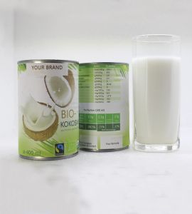 Organic Coconut Milk in tins (17% Fat)