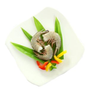Raw headless vannamei shrimp
