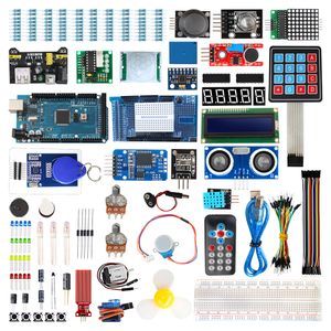 Tscinbuny Stem Project Electronics DIY Kit Ultimate Starter Kit with RFID for Mega 2560  Kit for Arduino