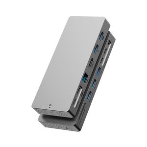 14 in 1 Docking Station for MacBook Air/Pro, IPad, Thunderbolt Laptop - USB-C 3.1, HDM/I 4K60Hz, PD 100W, RJ45 1Gbps, Audio