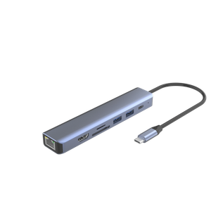 7 in 1 usb c hub adapter Type C Hubs Dock  Multi Splitter Expansion Mini Hub for Laptop Gaming docking station