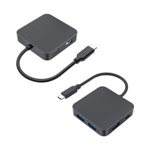 Usb-c hubs supplier PD 80W Output 4K Type-C 5Gbps USB-C Docking station charger For Laptop Tablet and Phone