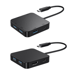 Usb 3.0 Por Hub with USB C 5Gbps PD 100W HDMI 4K Multi-Function Docking Station Splitter Usb c Hub Adapter for Laptop Phone Pc