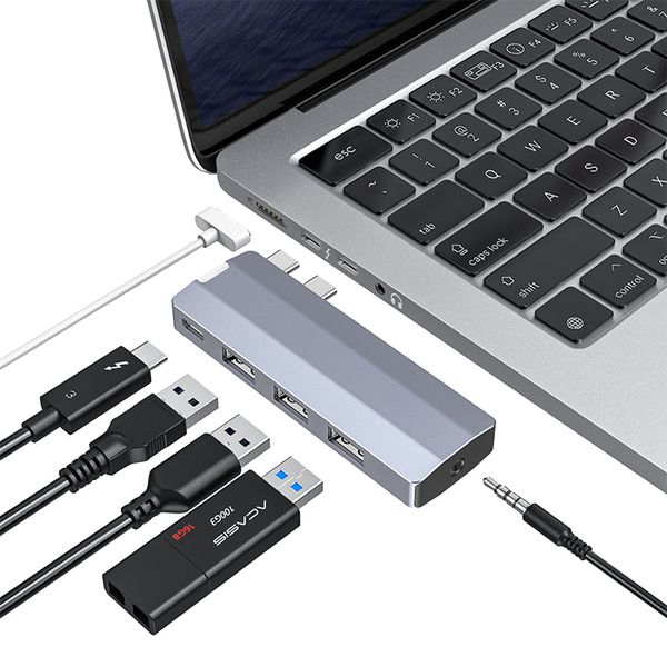 USB C Docking Station for PC M1 Notebook Computer Air M1 iMac M1 4K@60Hz HDMI USB 3.2 Hub thunderbolt 3 full-featured interface