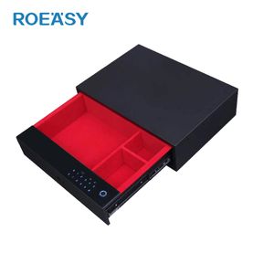 Roeasy Smart Drawer Electric Fingerprint Drawer Safe Box Biometric Password Modern Home Hidden Design Drawer Safe Box