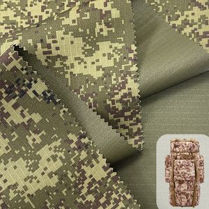 Wholesale Printed Design Recycled Waterproof Windbreaker Camouflage Polyester Ripstop Fabric