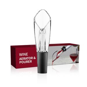 Premium Gift Set Red Wine Slow Automatic Pourers Vacuum Portable Plastic Opener Decanter Bottles Instant Wine Aerator Pourer